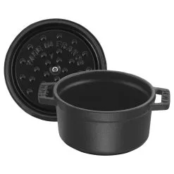 Staub 12 Cm Round Cast Iron Cocotte Black -Knives & Scissors Sales Store 40509 471 0 000000882