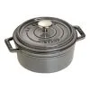 Staub 12 Cm Round Cast Iron Cocotte Graphite-grey