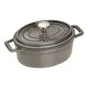 Staub 15 Cm Oval Cast Iron Cocotte Graphite-grey
