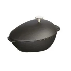 Staub 25 Cm Oval Cast Iron Mussel Pot Black 9 Staub 25 Cm Oval Cast Iron Mussel Pot Black -Knives & Scissors Sales Store 40509 494 0 2