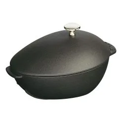 Staub 25 Cm Oval Cast Iron Mussel Pot Black 10 Staub 25 Cm Oval Cast Iron Mussel Pot Black -Knives & Scissors Sales Store 40509 494 0 3