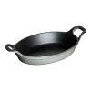 Staub 15 Cm Oval Cast Iron Oven Dish Graphite-grey