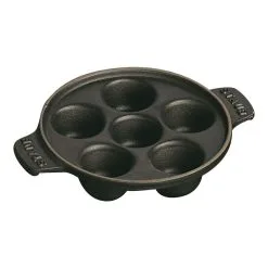 Staub 14 Cm Cast Iron Snail Dish Black