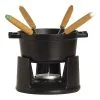 Staub 10 Cm Fondue Set Black