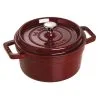Staub 22 Cm Round Cast Iron Cocotte Grenadine-red