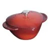 Staub 20 Cm Heart Cast Iron Cocotte Cherry