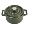 Staub 10 Cm Round Cast Iron Mini Cocotte Basil-green