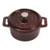 Staub 10 Cm Round Cast Iron Mini Cocotte Grenadine-red