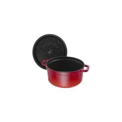 Staub 30 Cm Round Cast Iron Cocotte Cherry -Knives & Scissors Sales Store 40509 814 0 5