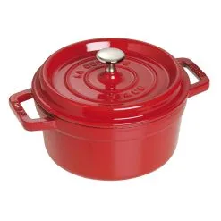 Staub 20 Cm Round Cast Iron Cocotte Cherry