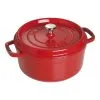 Staub 24 Cm Round Cast Iron Cocotte Cherry