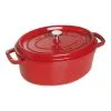 Staub 29 Cm Oval Cast Iron Cocotte Cherry