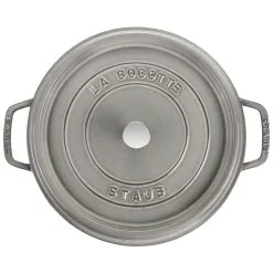 Staub 30 Cm Round Cast Iron Cocotte Graphite-grey 8 Staub 30 Cm Round Cast Iron Cocotte Graphite-grey -Knives & Scissors Sales Store 40509 862 0 000000887