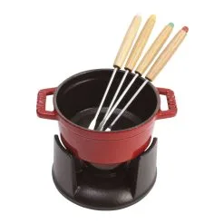 Staub 10 Cm Fondue Set Cherry -Knives & Scissors Sales Store 40509 900 0 2