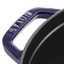Staub 28 Cm Round Cast Iron Cocotte Dark-blue -Knives & Scissors Sales Store 40510 283 0 6