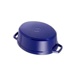 Staub 29 Cm Oval Cast Iron Cocotte Dark-blue -Knives & Scissors Sales Store 40510 288 0 6