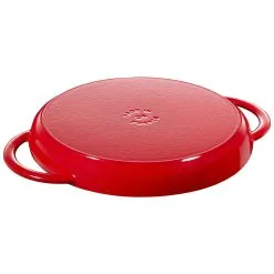 Staub 26 Cm Round Cast Iron Pure Grill Cherry -Knives & Scissors Sales Store 40510 309 0 1
