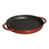 Staub 26 Cm Round Cast Iron Pure Grill Cherry