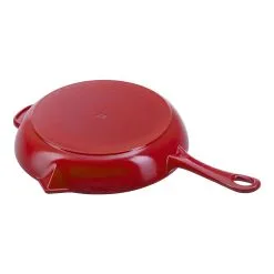 Staub 26 Cm Cast Iron Frying Pan With Pouring Spout Cherry -Knives & Scissors Sales Store 40510 717 0 3