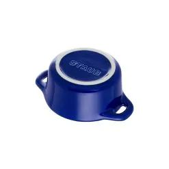 Staub 10 Cm Round Ceramic Mini Cocotte Dark-blue -Knives & Scissors Sales Store 40510 786 0 5