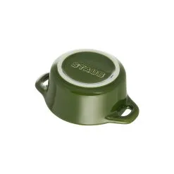 Staub 10 Cm Round Ceramic Mini Cocotte Basil-green -Knives & Scissors Sales Store 40510 787 0 5