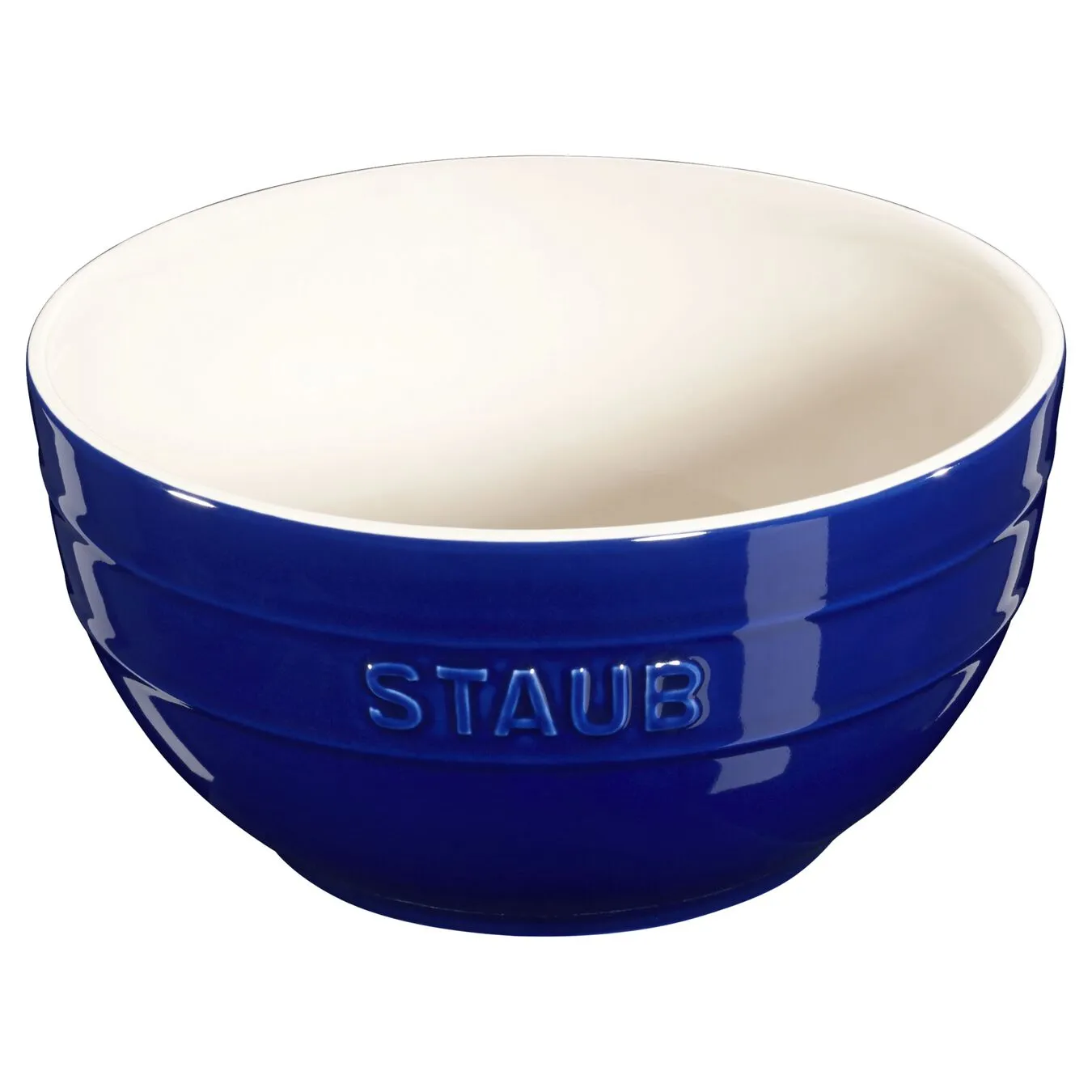 Staub 17 Cm Round Ceramic Bowl Dark-blue 1 Staub 17 Cm Round Ceramic Bowl Dark-blue