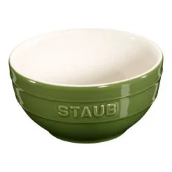 Staub 12 Cm Round Ceramic Bowl Basil-green