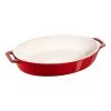Staub 30 Cm Oval Ceramic Oven Dish Cherry