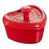Staub 9 Cm Heart Ceramic Mini Cocotte Cherry
