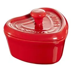 Staub 9 Cm Heart Ceramic Mini Cocotte Cherry