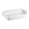 Staub 34 Cm X 24 Cm Rectangular Ceramic Oven Dish Pure-white