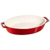 Staub 23 Cm Oval Ceramic Oven Dish Cherry