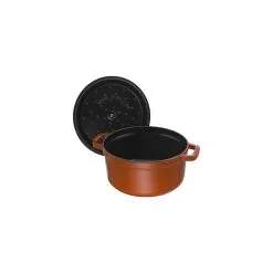 Staub 26 Cm Round Cast Iron Cocotte Cinnamon -Knives & Scissors Sales Store 40511 295 0 5 1