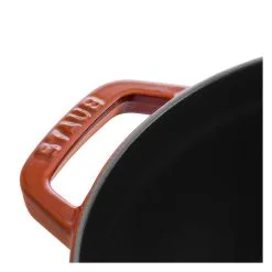 Staub 28 Cm Round Cast Iron Cocotte Cinnamon -Knives & Scissors Sales Store 40511 295 0 6
