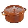 Staub 26 Cm Round Cast Iron Cocotte Cinnamon