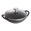 Staub 16 Cm Cast Iron Wok Black
