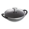 Staub 16 Cm Cast Iron Wok Graphite-grey