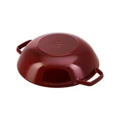Staub 30 Cm Cast Iron Wok With Glass Lid Grenadine-red -Knives & Scissors Sales Store 40511 466 0 5