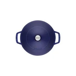 Staub 24 Cm Round Cast Iron Saute Pan Chistera Dark-blue 10 Staub 24 Cm Round Cast Iron Saute Pan Chistera Dark-blue -Knives & Scissors Sales Store 40511 476 0 5 1