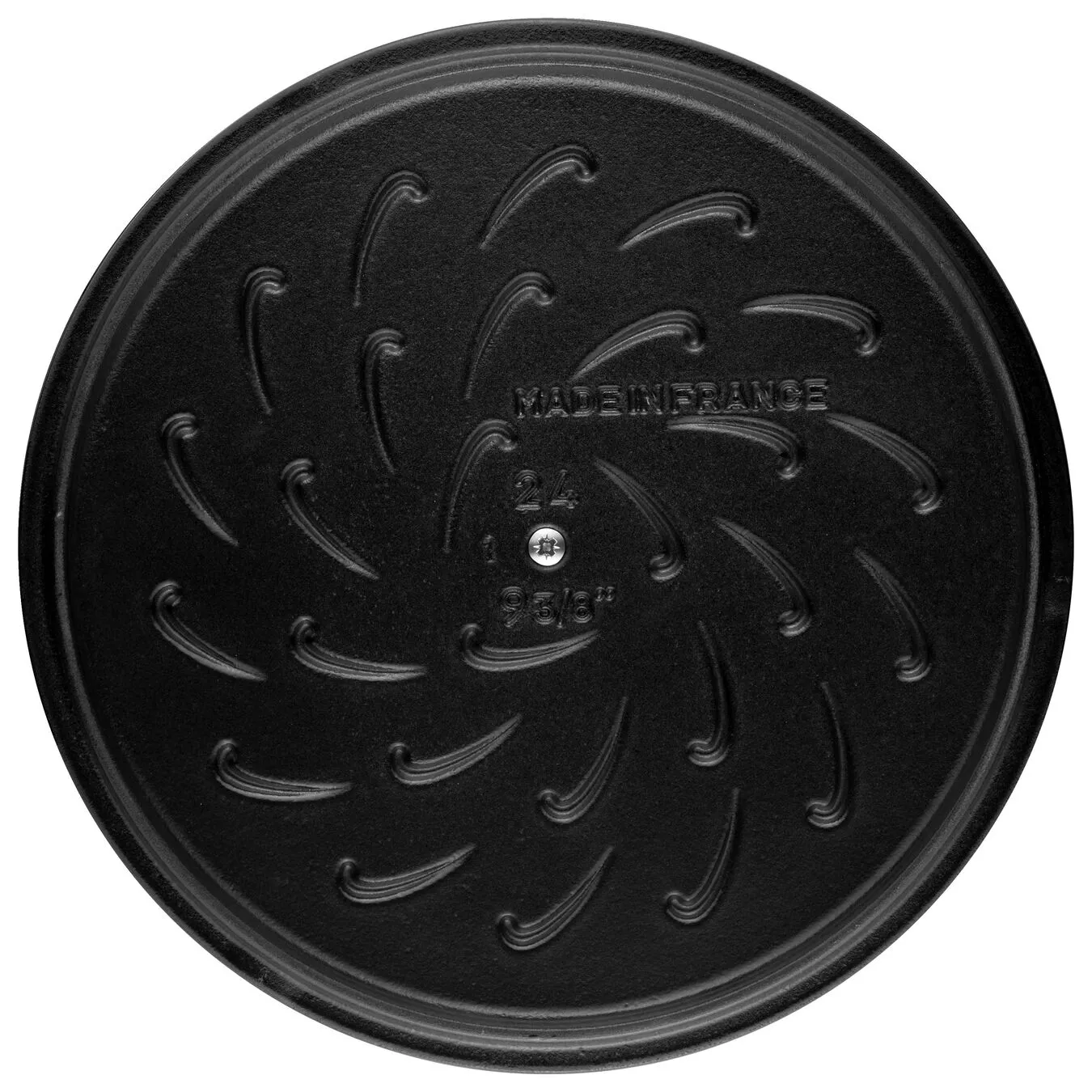 Staub 24 Cm Round Cast Iron Saute Pan Chistera Grenadine-red 4 Staub 24 Cm Round Cast Iron Saute Pan Chistera Grenadine-red - Image 4