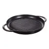 Staub 30 Cm Round Cast Iron Pure Grill Black
