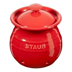 Staub Ceramic Garlic Keeper Cherry