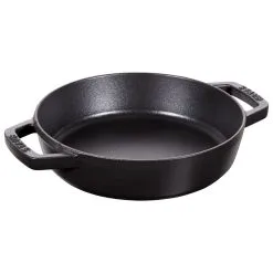Staub 20 Cm Cast Iron Frying Pan With 2 Handles Black