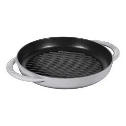 Staub 23 Cm Round Cast Iron Pure Grill Graphite-grey