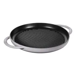 Staub 30 Cm Round Cast Iron Pure Grill Graphite-grey
