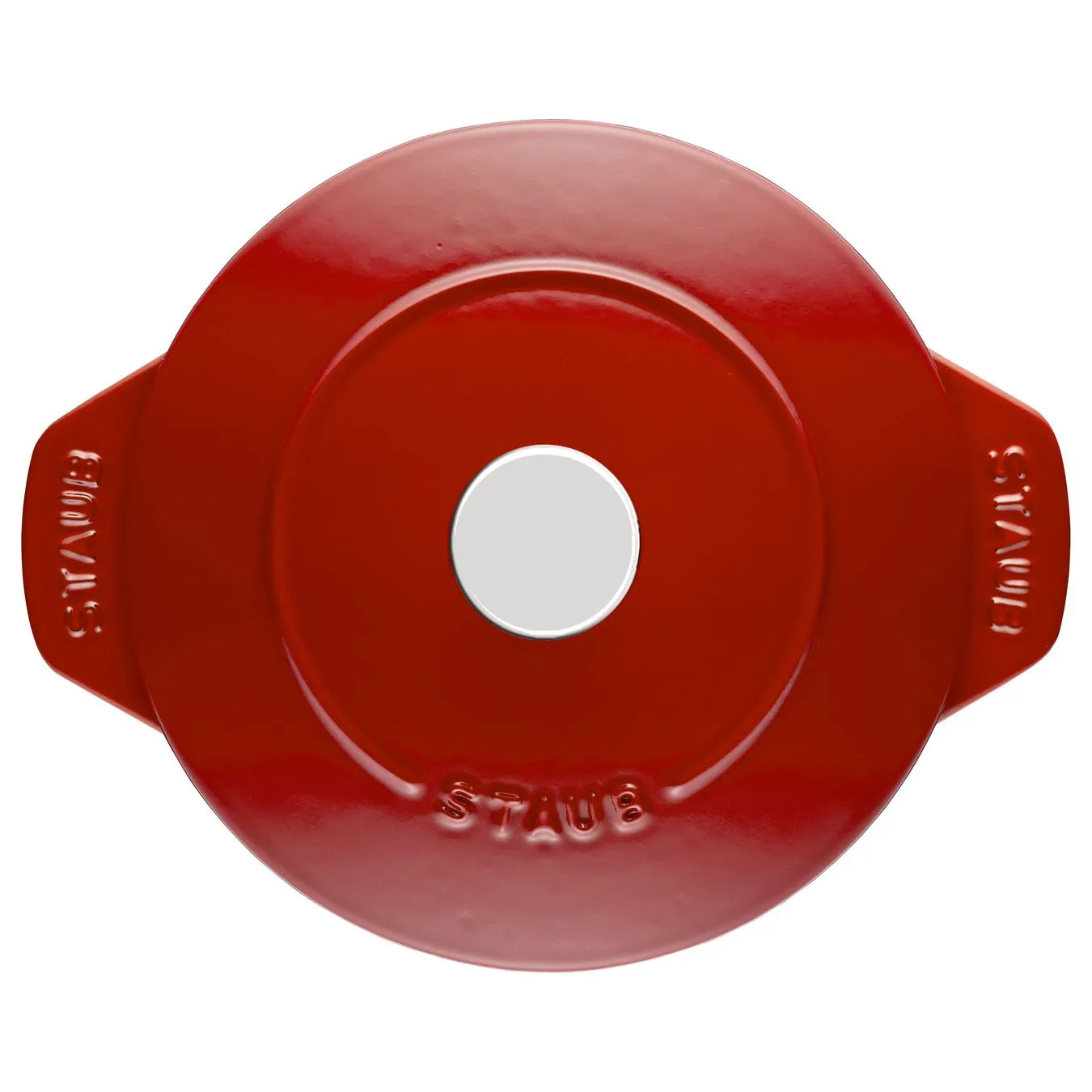 Staub 16 Cm Round Cast Iron Rice Cocotte Cherry 4 Staub 16 Cm Round Cast Iron Rice Cocotte Cherry - Image 4