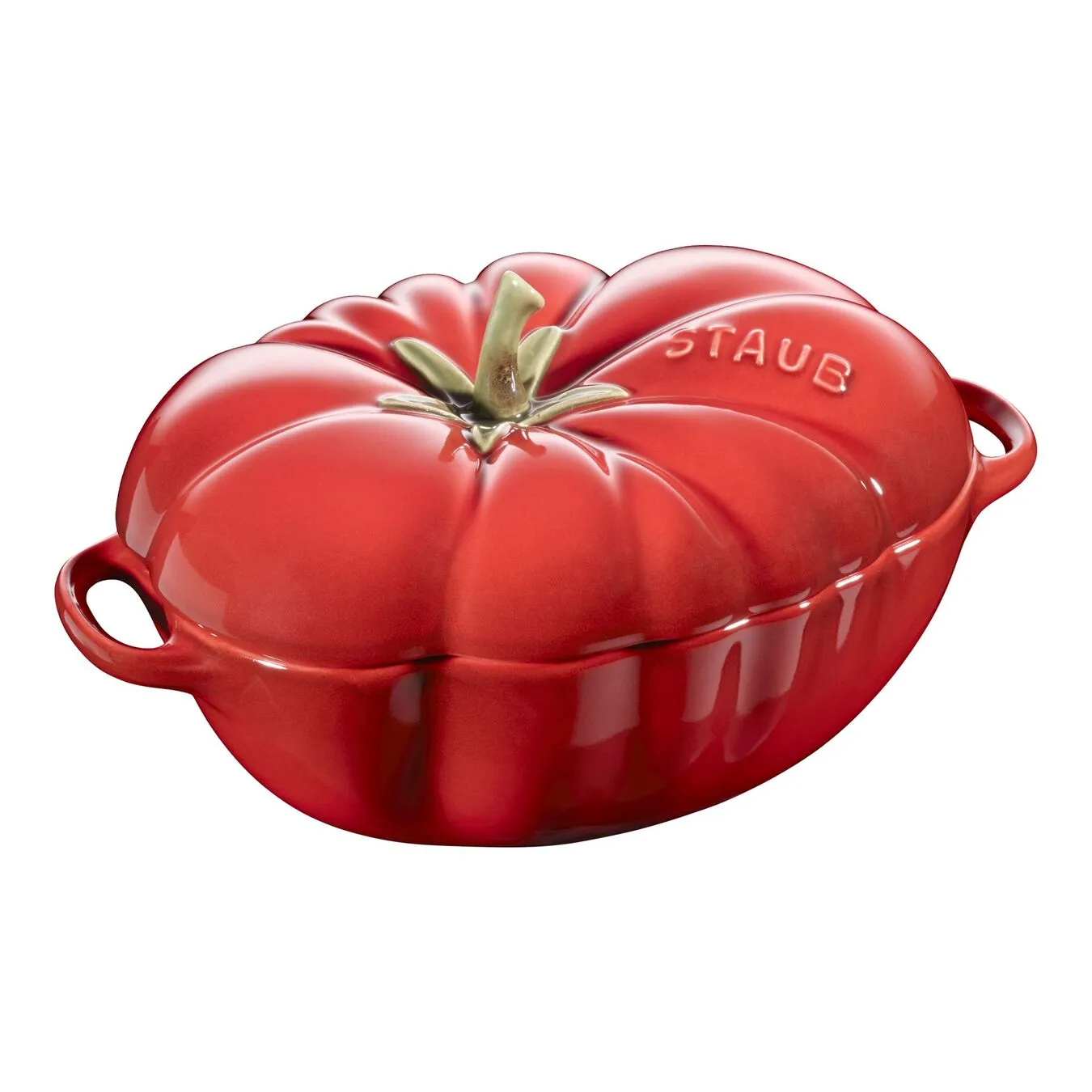 Staub 16 Cm Tomato Ceramic Cocotte Cherry 1 Staub 16 Cm Tomato Ceramic Cocotte Cherry