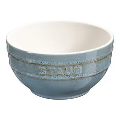 Staub 14 Cm Round Ceramic Bowl Ancient-turquoise