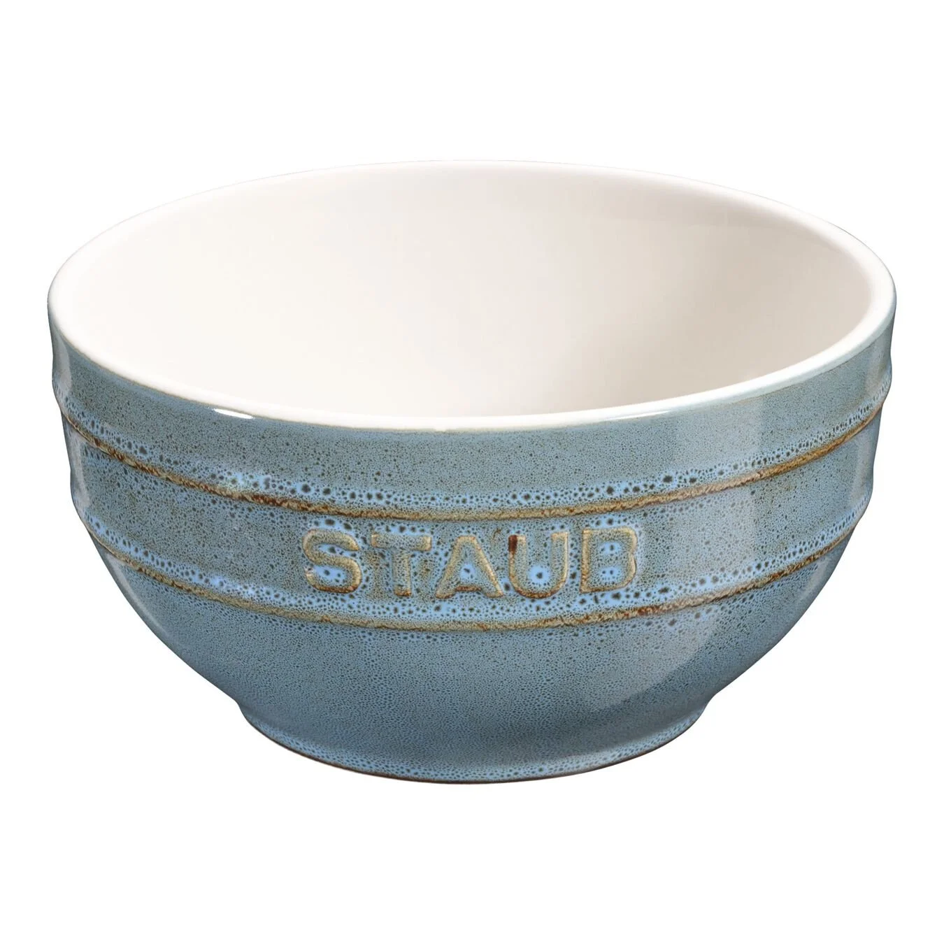 Staub 14 Cm Round Ceramic Bowl Ancient-turquoise 1 Staub 14 Cm Round Ceramic Bowl Ancient-turquoise