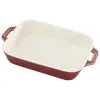 Staub 20 Cm X 16 Cm Rectangular Ceramic Oven Dish Ancient-copper
